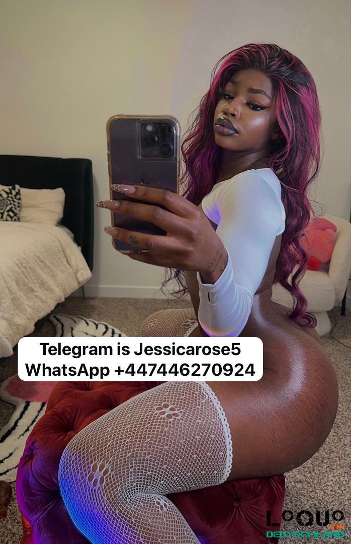 Huren Brandenburg: Sexy Ebony babe Jessie is available Telegrm Jessicarose5